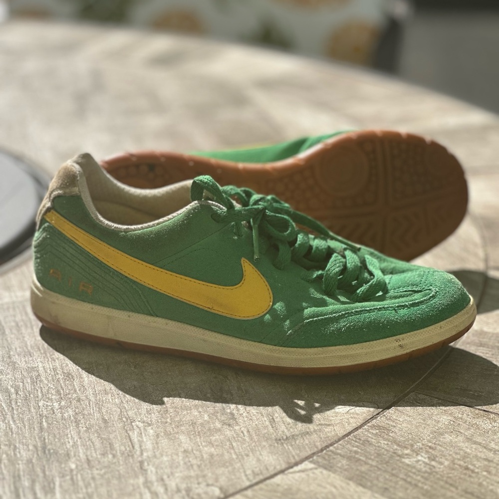 Nike Green and Orange Sneakers